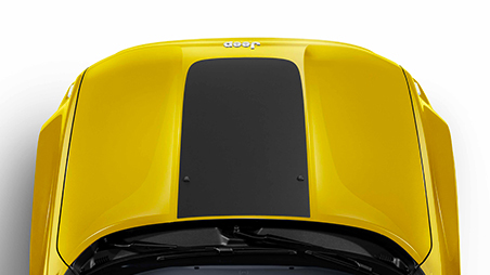 Sticker de capot noit mat