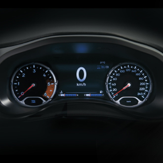 Tableau de bord avec écran TFT 7’’