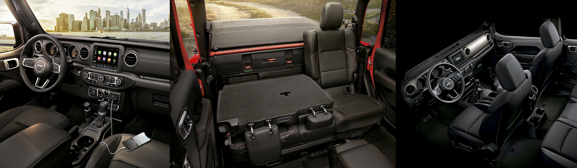 jeep gladiator details interieur